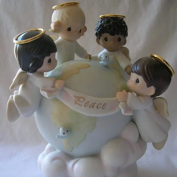 PRECIOUS MOMENTS 1998 Limited Edition "His love will love will uphold the world" - Picture 10 of 11